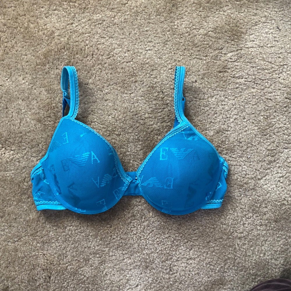 Excellent Cond Emporio Armani Teal Bra. Size 36B.